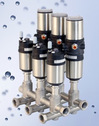 The INOX valve system eliminates pipe joins and bends