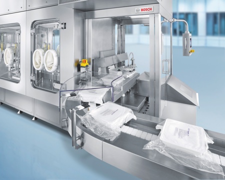 The infeed on Bosch's oncology line