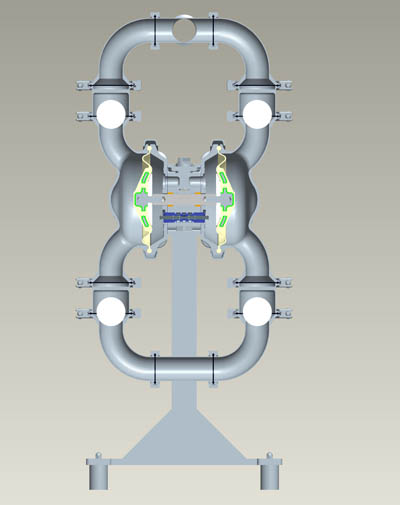 Fig. 4: Inside an AODD pump