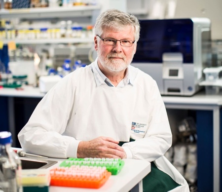 Lead researcher James Paton: 'Our vaccine is unique because it protects against all strains of the bacterium. It has gone beyond the basic science of antigen discovery.' Photo: University of Adelaide