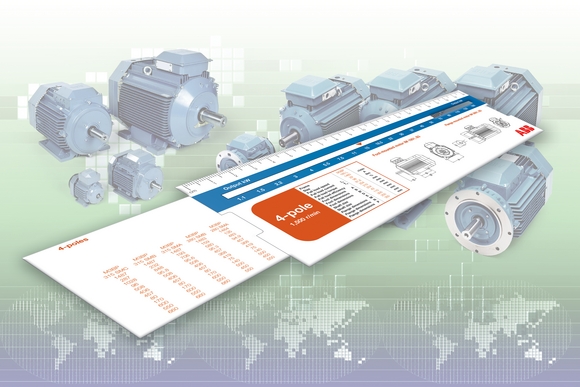 ABB slide rule makes motor dimensioning easy