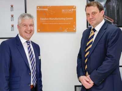 Accord Healthcare opens new UK factory to increase EU presence
