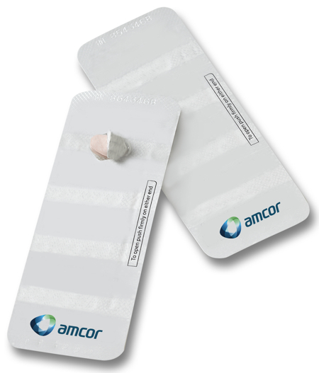 Amcor Flexibles introduces Amcor Opening Feature (AOF) on child-resistant blister lidding