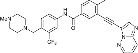 Anticancer agent – ponatinib