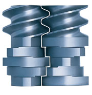 Figure 3: Intermeshing profile of the twin screws<br>Source: Coperion GmbH