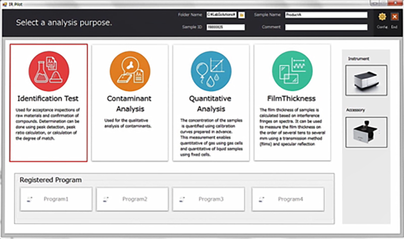 A world of possibilities with Shimadzu’s IR Pilot Analysis Assistant for the FTIR
Spectroscopy