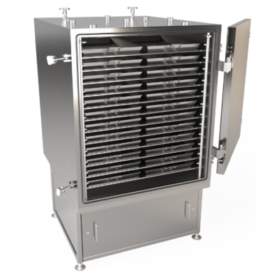 Avoiding product degradation with a low-temperature, vacuum cake dryer