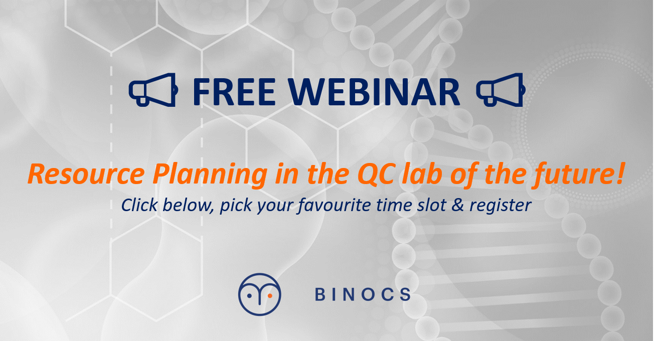 Binocs to host free webinar on resource management for QC labs