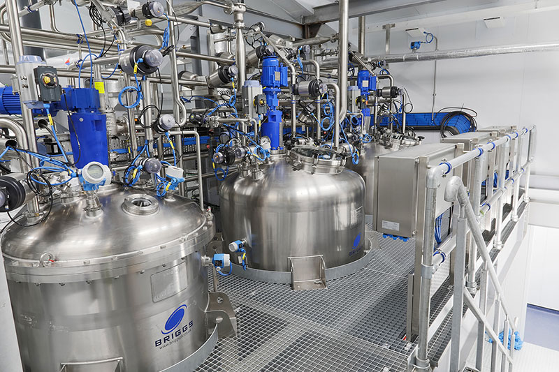 The main contractor, Briggs, realised that Bürkert would be able to deliver all the process control valves they needed.