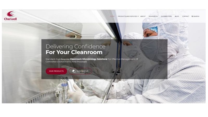 Cherwell Laboratories revamps website