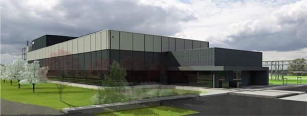 Artist's rendering of new production facility at Takeda Ireland when completed