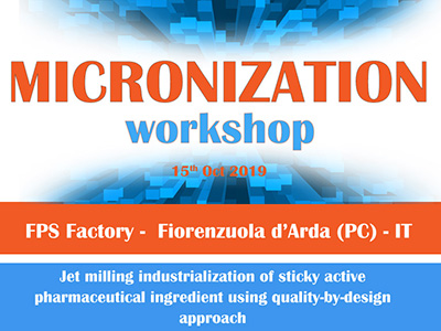 FPS to presents its 3rd workshop on Micronisation
