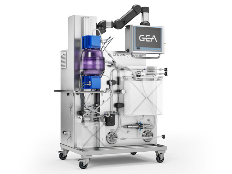 GEA presents new single-use pharmaceutical separator kytero at ACHEMA