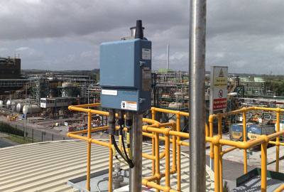 The Smart Wireless Gateway installed on the rooftop