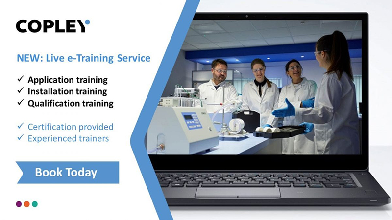 Copley Scientific extends their training service options to include e-Training