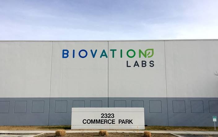 Opening of contract manufacturing provider Biovation Labs