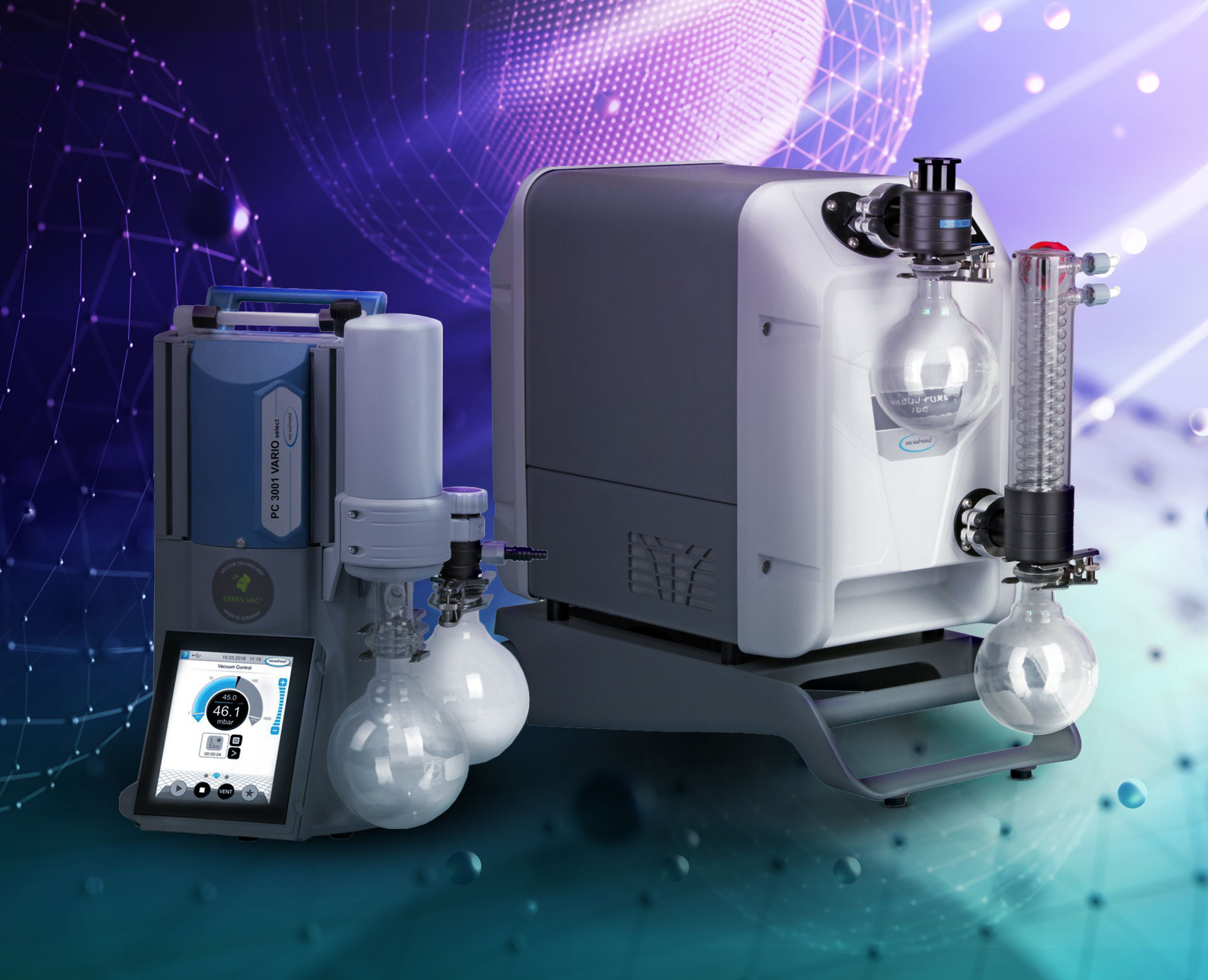 Optimum oil-free vacuum technology for all areas of the laboratory