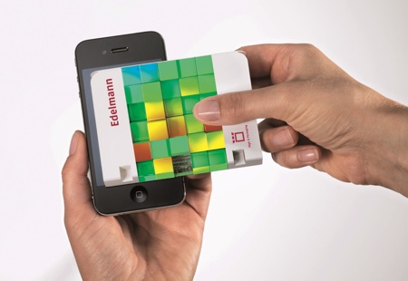 Edelmann’s Touchcode, an element that is invisibly applied in a printed image, transforms folding cartons, vial cards and leaflets into interactive media