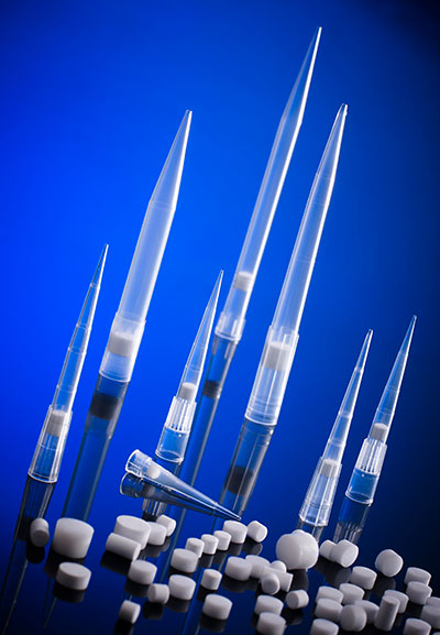 Pipette tips demonstrate high bacterial filtration efficiency