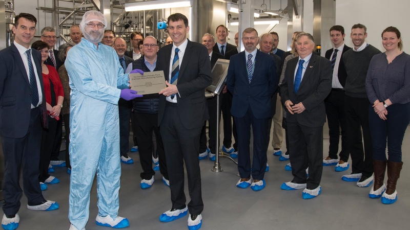 MP John Glen officially opened PBL’s new fermentation facility