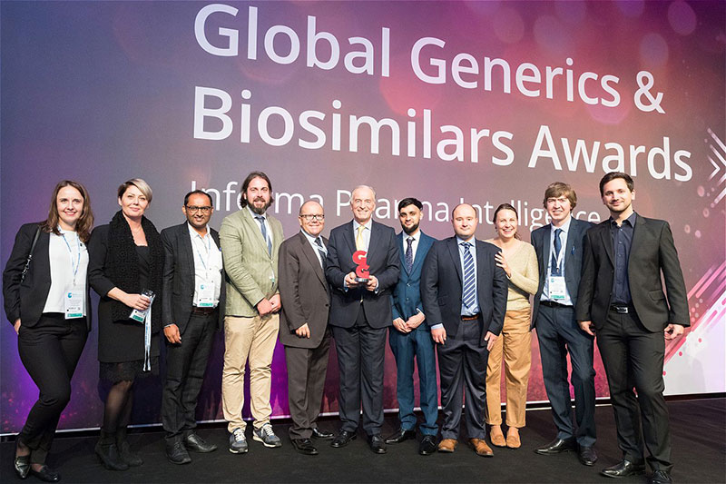 Rephine won the 2019 Global Generics & Biosimilars Award as 'Industry Partner of the Year'