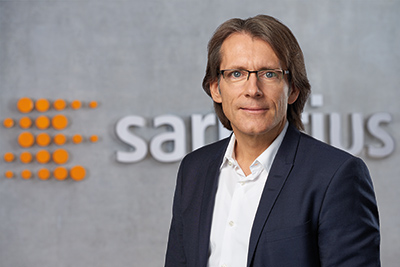 Dr. Joachim Kreuzburg, CEO and Executive Board Chairman of Sartorius AG