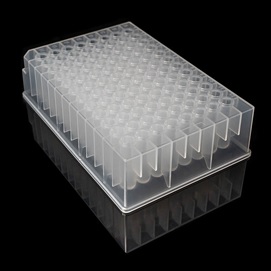 Sterile deep well plates for biological applications