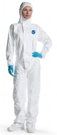Tyvek Labo coverall offers protection with freedom of movement