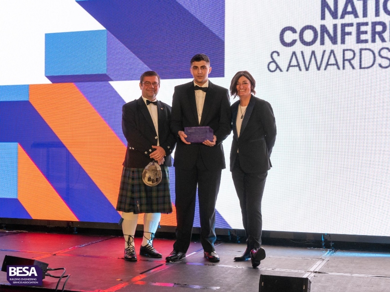 BES Building apprentice scoops national award