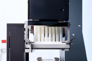 Biopharmaceutical manufacture in miniature with Tecan