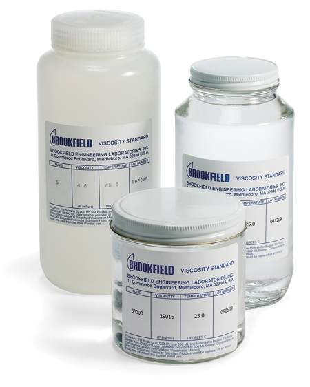 Brookfield viscosity standards now come with expiration date