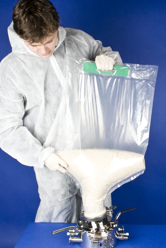 ChargeBag provides cost-effective contained powder transfer