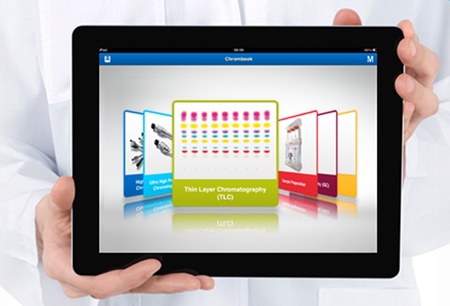 ChromBook app for easy browsing of chromatography products