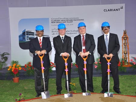 Clariant performs groundbreaking for new Healthcare Packaging plant in India