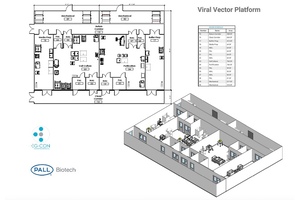 Cleanroom specialist and filtration expert collaborate on bioprocessing