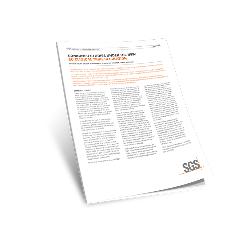 Combined studies under the new EU clinical trial regulation