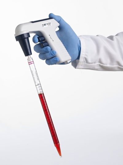 Compact electronic pipette filler 