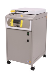 Compact top-loading autoclave offers big load capacity