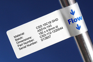 Computer printable labels are solvent resistant