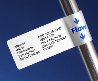Computer printable labels are solvent resistant