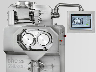 Continuous and efficient dry granulation 