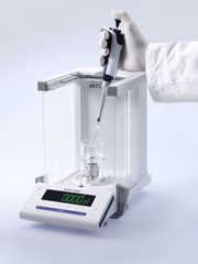 Convertible balance means easier pipette accuracy checks