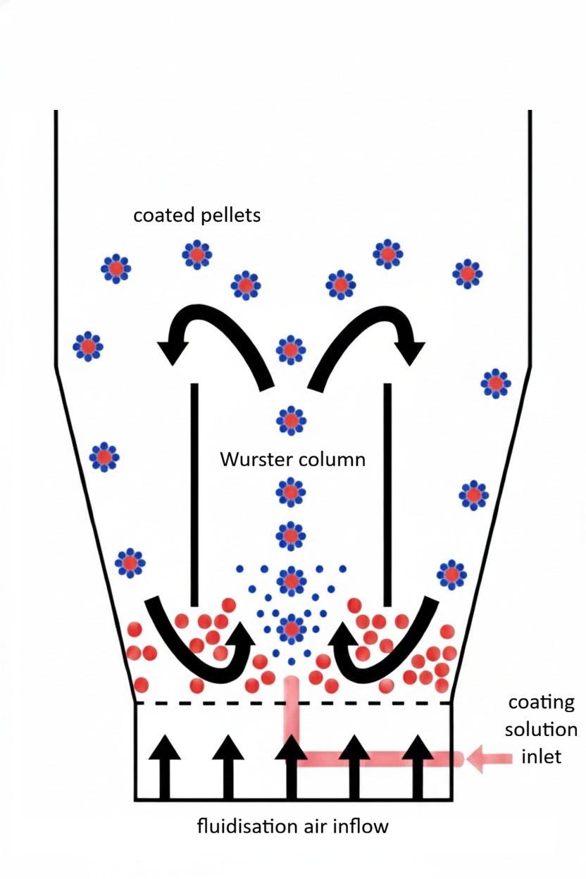 Could simple fluid bed modifications speed up your pellet layering?
