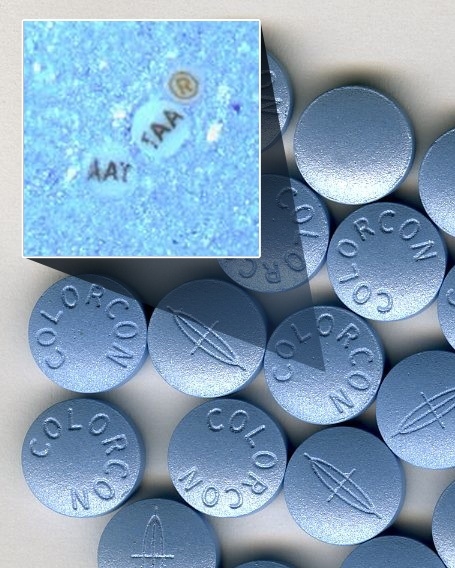 Covert tags on tablets prevent counterfeiting