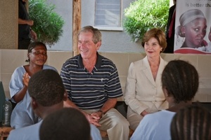 Disability charity\'s partner welcomes former US President