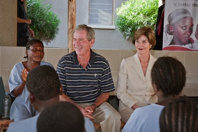 Disability charity\'s partner welcomes former US President