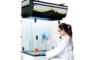 Erlab Captair Smart ductless filtering fume hoods remove hazardous elements 
