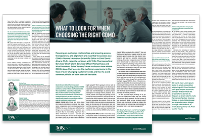 Essential criteria for a successful CDMO partnership