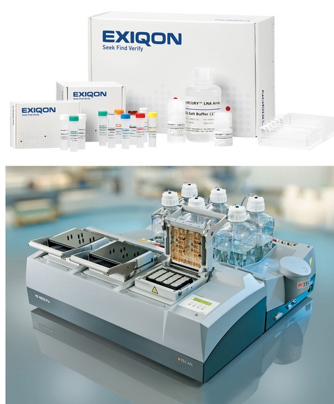 Exiqon recommends Tecan's HS Pro hybridization stations for microarray-based tool