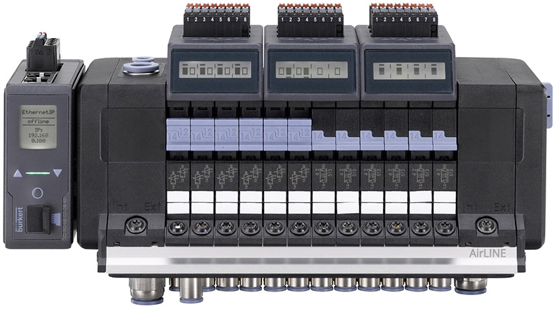 Extended functionality and ATEX certification for Burkert’s Type 8652 pneumatic valve island